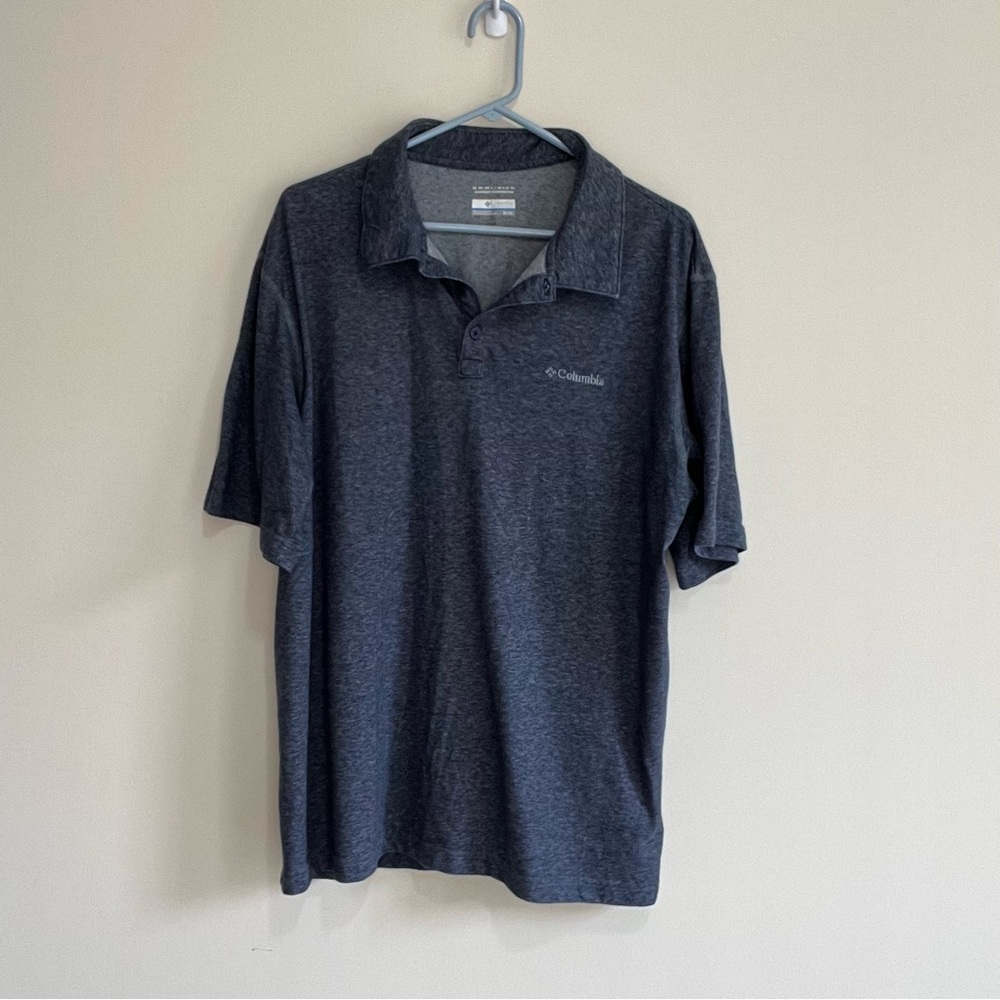 Columbia Men's Marled Navy Polo Shirt